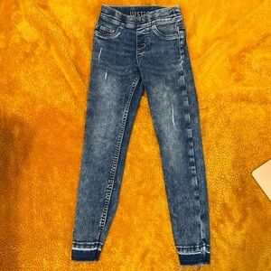 Girls whitewash jeans